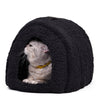 Image of Lovely Pet House With a Bow Dog Kennel Puppy and Cat Beds Arched Shape