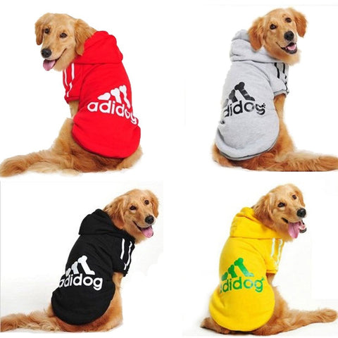 Dogs Warm Winter Coat Jacket 3XL-9XL Adidog Hoodie