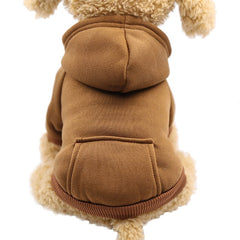 Pawstrip XS-2XL Pet Dog Hoodie Coat For Small Dogs