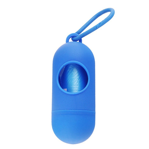 New Pill Shape Pet Dog Poop Bag Dispenser Waste Garbage Bags