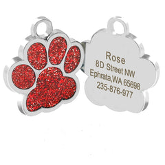 Personalized Dog Tags Engraved Puppy Collar Tag Pendant