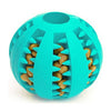 Image of Multi-functional Extra-Tough Rubber Ball Chew Toy For Dogs