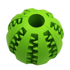 Multi-functional Extra-Tough Rubber Ball Chew Toy For Dogs