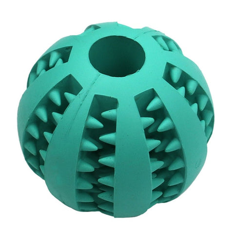 Multi-functional Extra-Tough Rubber Ball Chew Toy For Dogs