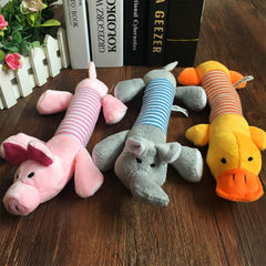 Popular Pet Dog Funny Fleece Durability Plush Dog (Elephant Duck Pig Plush) Toys