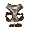 Image of Breathable Small Dog Harness and Leash Set Pet Vest Harness Collar Mesh Padded